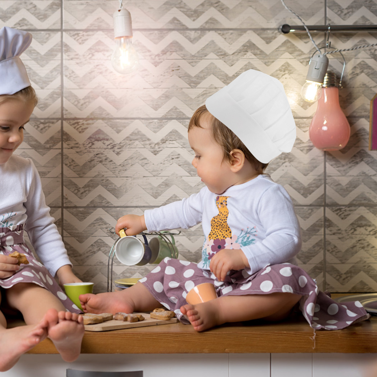 Kitchen And Baking - 15 шт. одноразовых детских шапочек для