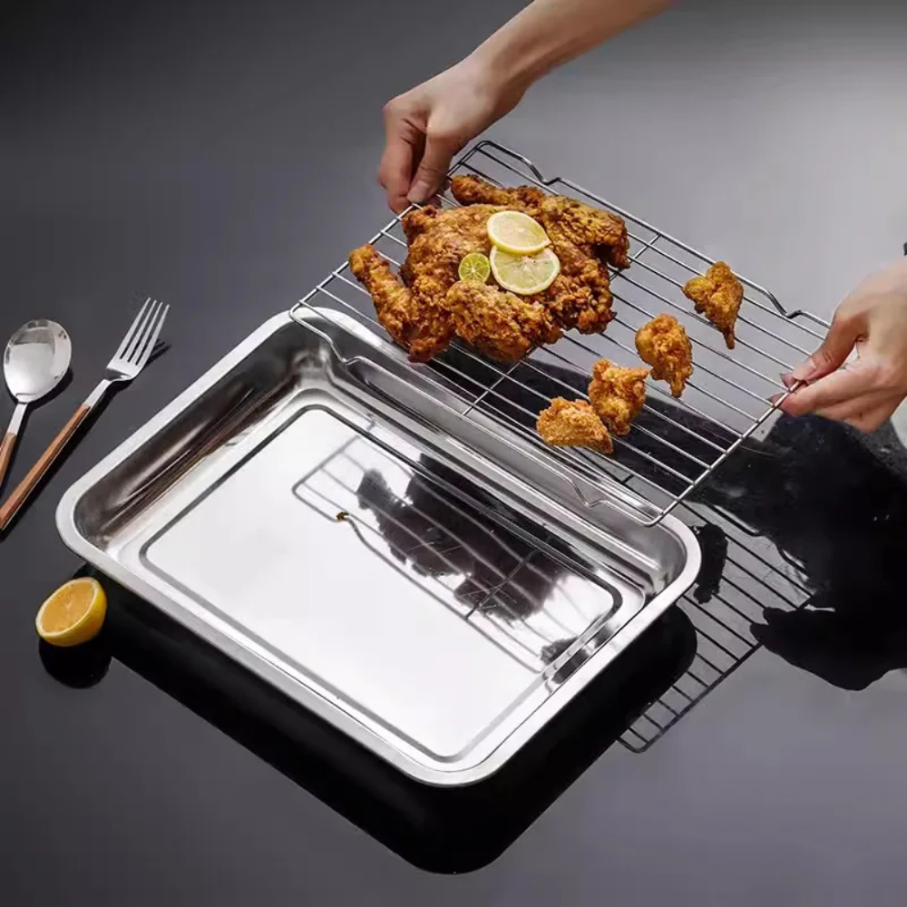 Kitchen Baking Tray Rack - Противень из нержавеющей стали с решеткой