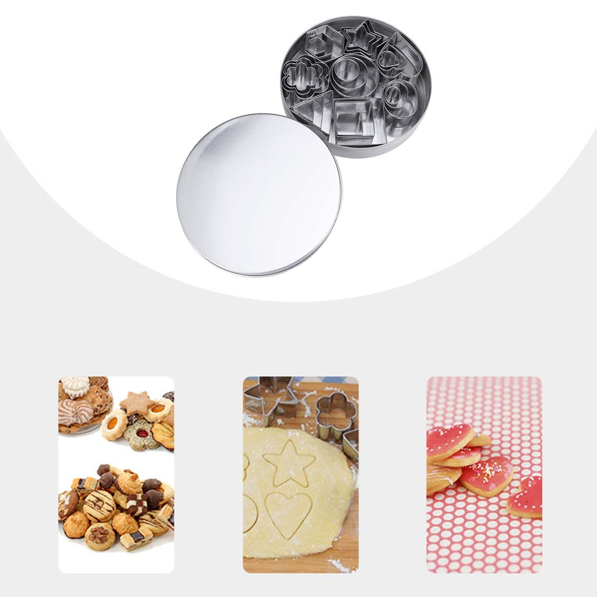 Kitchen Baking Set - Набор формочек для печенья из нержавеющей