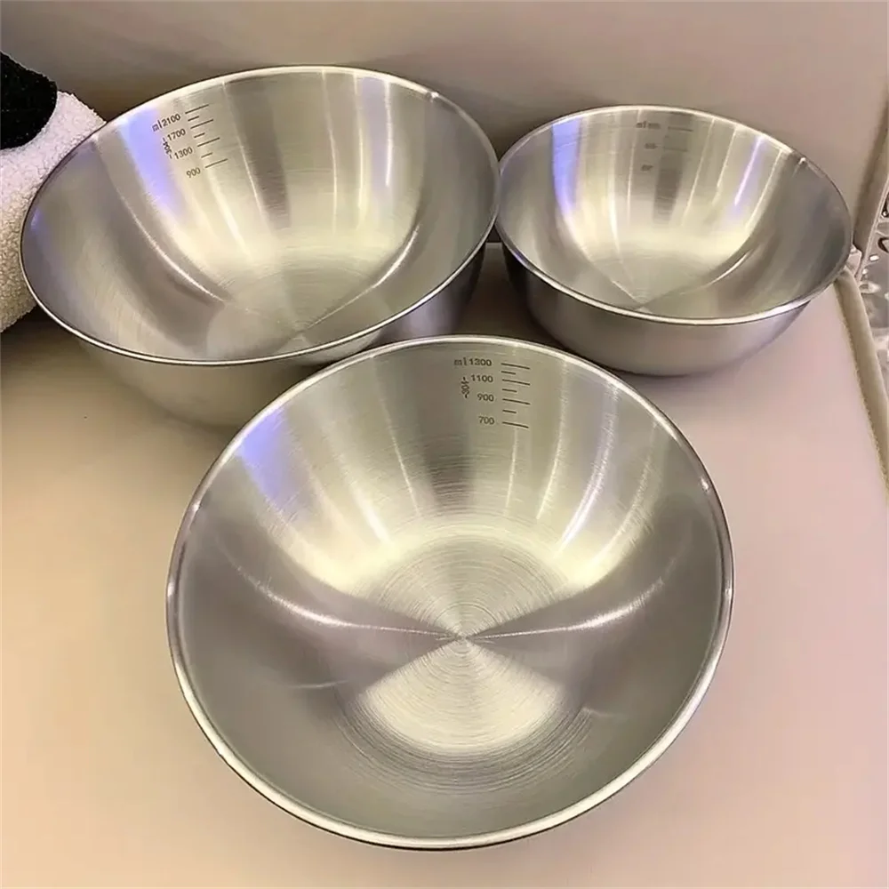 Kitchen Baking Set - Набор из 3-х мисок из нержавеющей