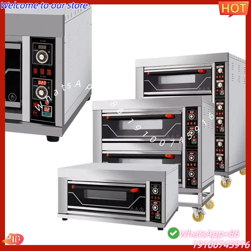 Commercial Kitchen Baking Oven - Промышленная электрическая двухъярусная печь для пиццы