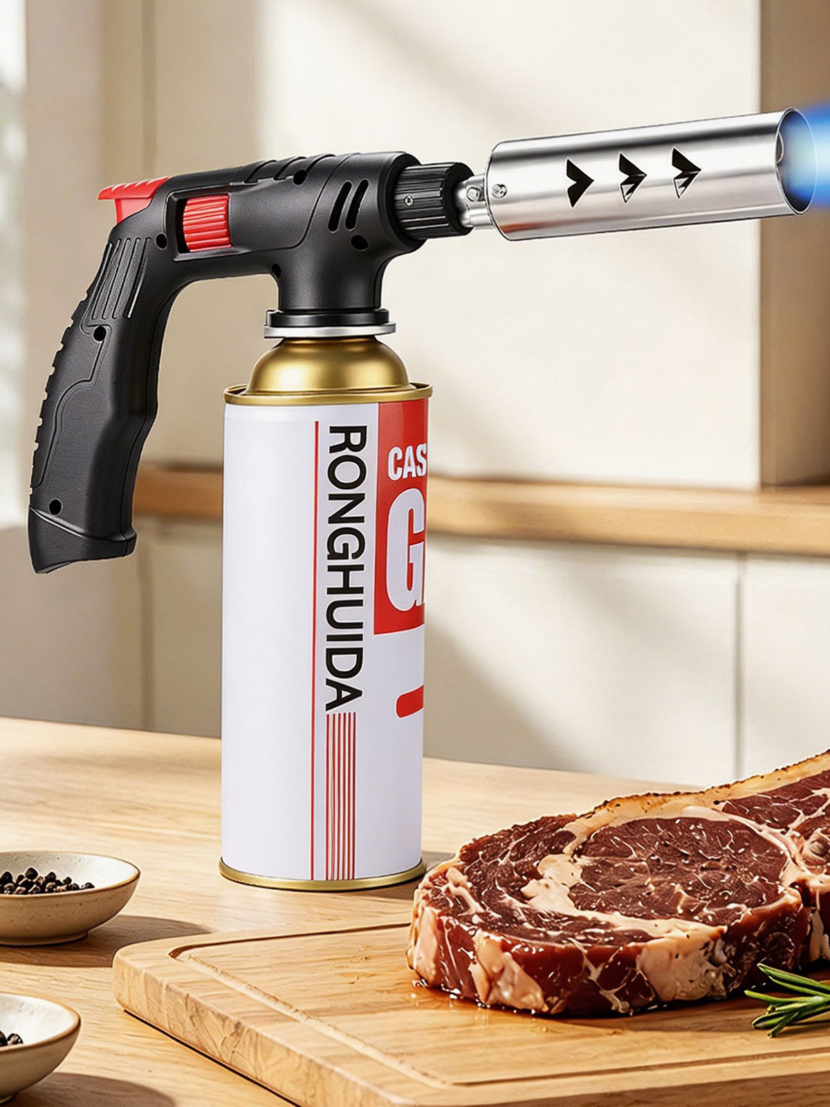 Удлиненная газовая горелка на  – обзор и цена Kitchen Baking Torch