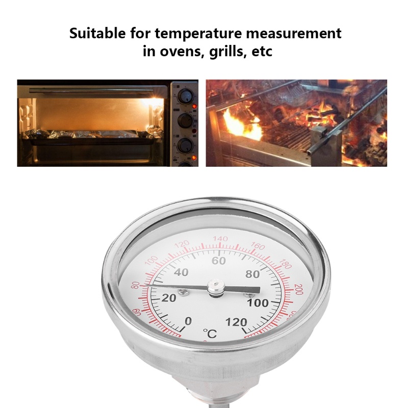 62 мм 120 ℃   Высокотемператур – обзор и цена Oven Thermometer Analog