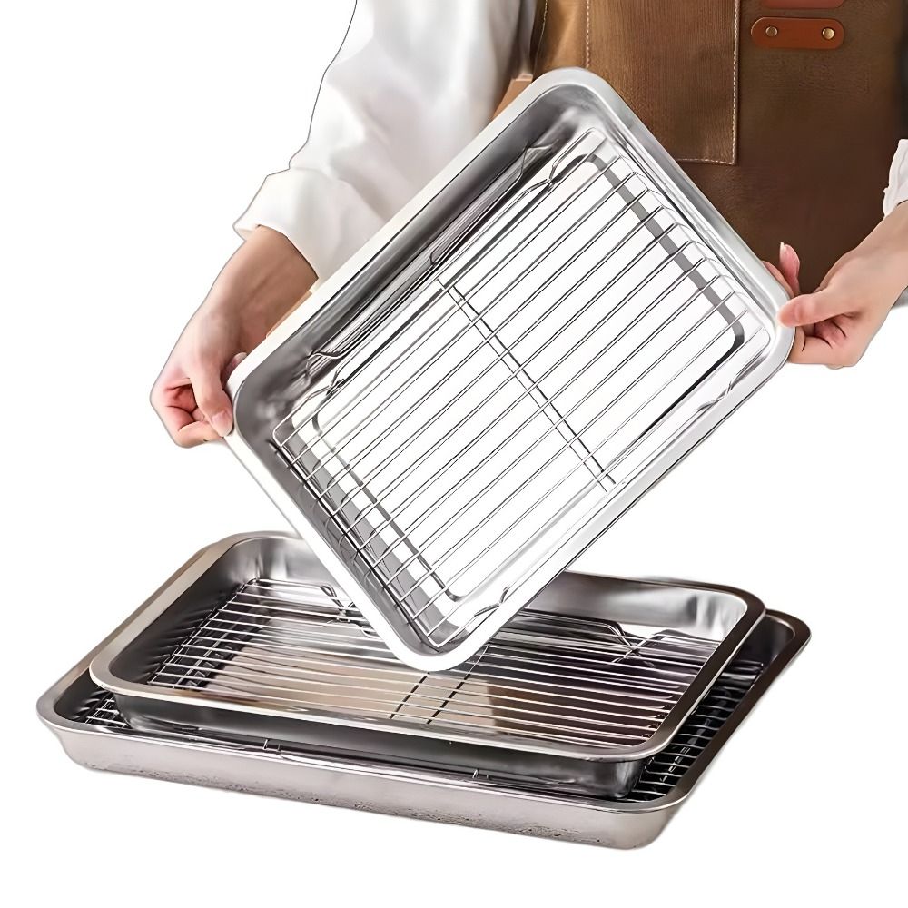 Портативная антипригарная форм – обзор и цена Kitchen Baking Tray Rack
