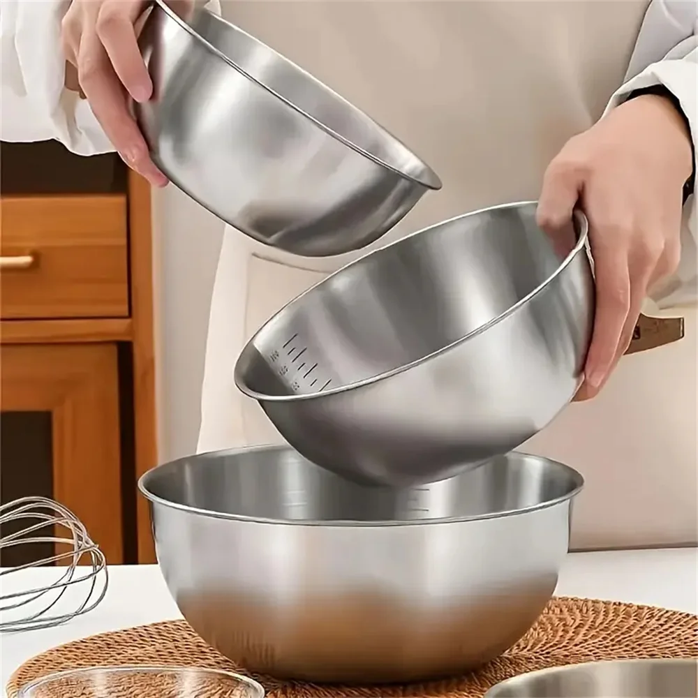 Набор из 3-х мисок из нержавею – обзор и цена Kitchen Baking Set